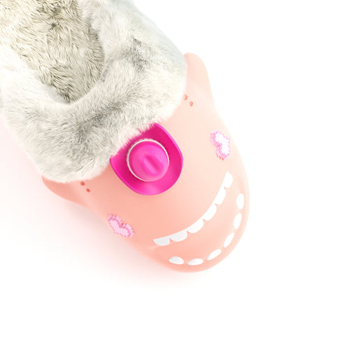 Sharkicks Pro - Hiver, Poupée Yeux de Cœur Pixélisés, Talon Ouvert